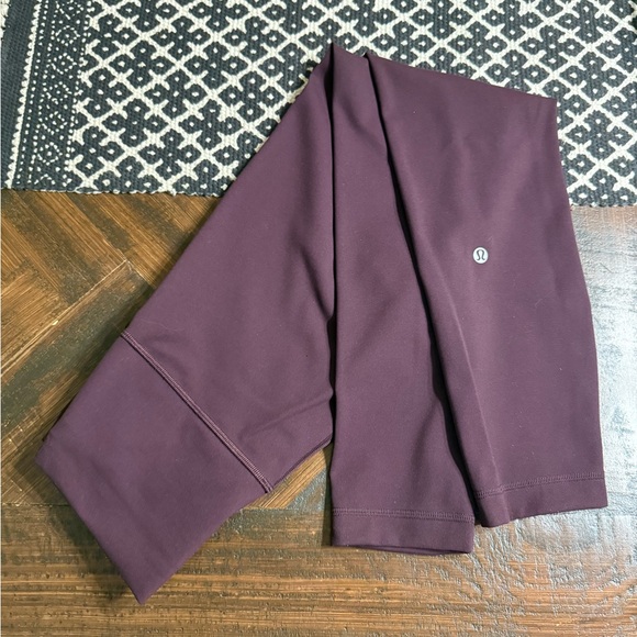 Lululemon Wunder Train High Rise 25” Tight Goodnight Plum - Picture 5 of 8